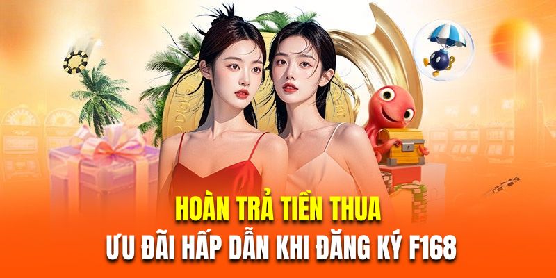 Hoàn trả tiền thua là ưu đãi hấp dẫn khi đăng ký F168